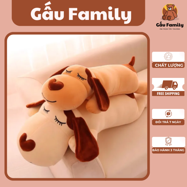 gối ôm chó husky mũi trái tim