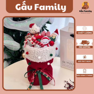 bó hoa gấu bông noenl