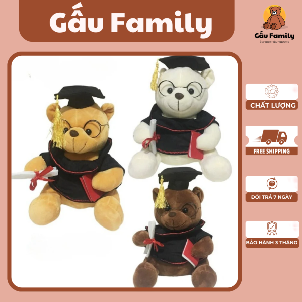 Gấu Teddy tốt nghiệp