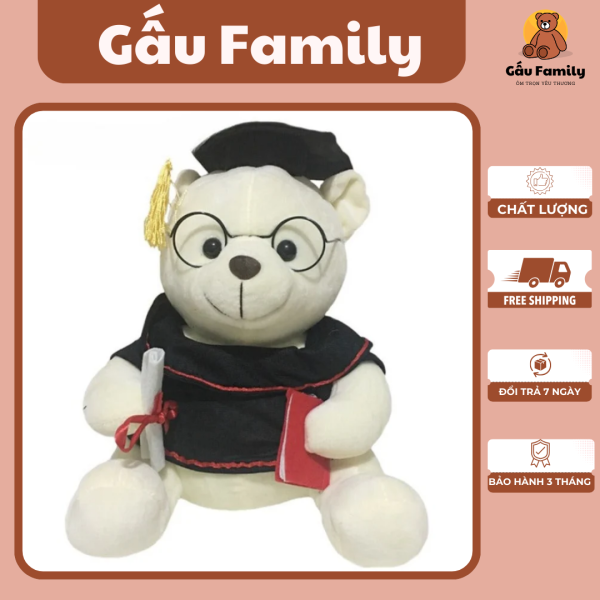 Gấu Teddy tốt nghiệp