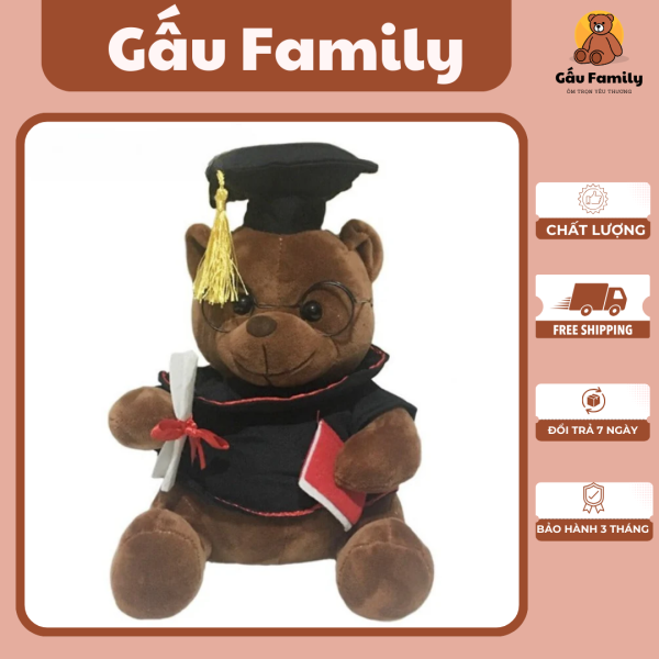Gấu Teddy tốt nghiệp