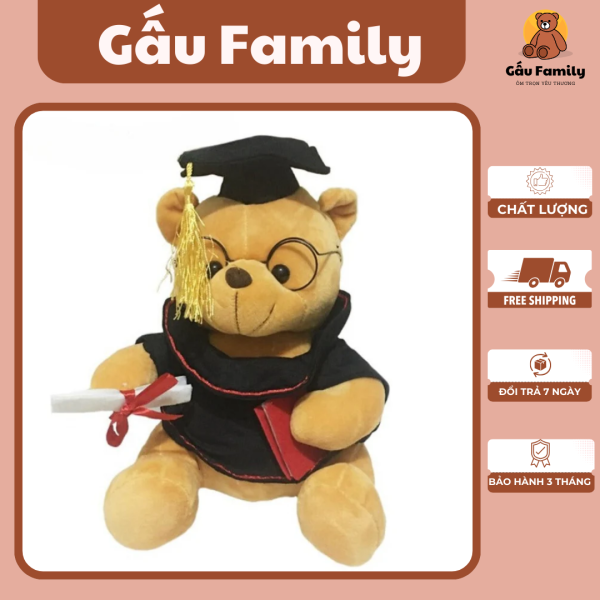 Gấu Teddy tốt nghiệp