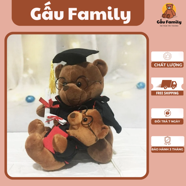 Gấu Teddy tốt nghiệp