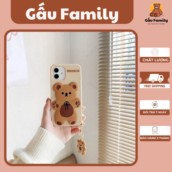 Ốp điện thoại hình gấu nâu