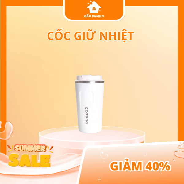 CỐC GIỮ NHIỆT COFFEE INOX 304 - DUNG TÍCH 510M B45 - Hình ảnh 3