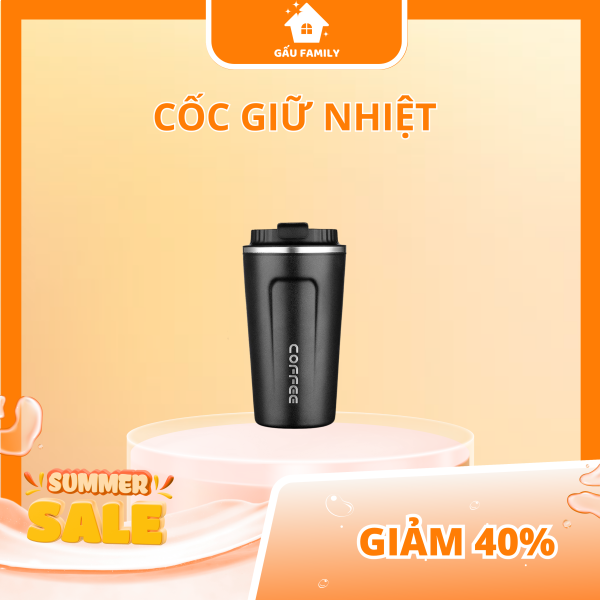 CỐC GIỮ NHIỆT COFFEE INOX 304 - DUNG TÍCH 510M B45 - Hình ảnh 2