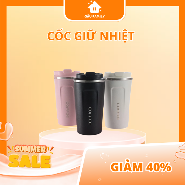 CỐC GIỮ NHIỆT COFFEE INOX 304 - DUNG TÍCH 510M B45