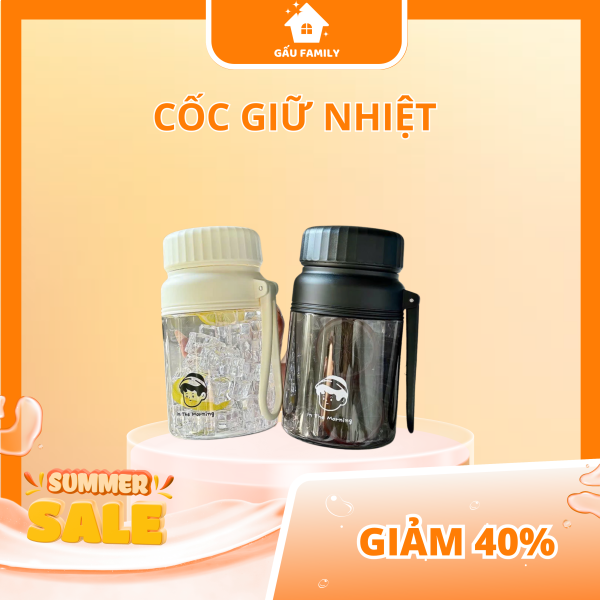 Bình Nước GUCGRES In The Morning 1000ml, Bình Đựng Nước Có Quai Xách B54