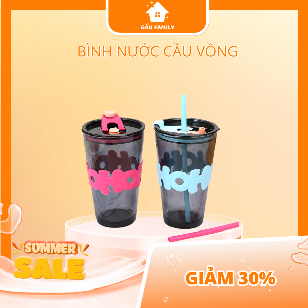 Ly Uống Nước Kèm Đai Silicon 3D Chống Nóng, Cốc Thủy Tinh Đựng Trà Sữa, Cafe Siêu Xinh 350ml C41