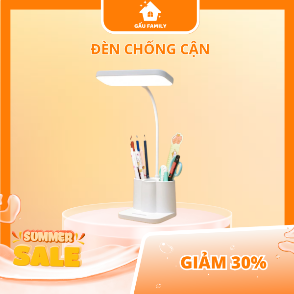 Đèn Bàn LED Bảo Vệ Mắt Gấu Family