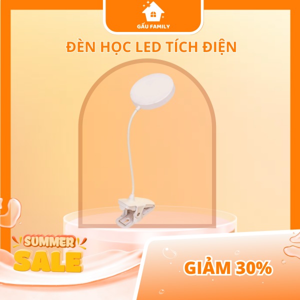 Đèn LED Để Bàn Có Thể Kẹp Và Bảo Vệ Mắt Dùng Cho Phòng Học / Ký Túc Xá / Phòng Ngủ Đ54 - Hình ảnh 3