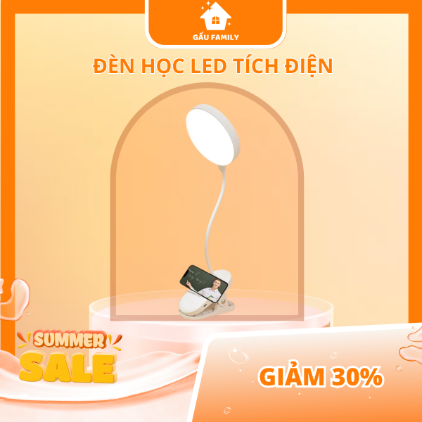 Đèn LED Để Bàn Có Thể Kẹp Và Bảo Vệ Mắt Dùng Cho Phòng Học / Ký Túc Xá / Phòng Ngủ Đ54