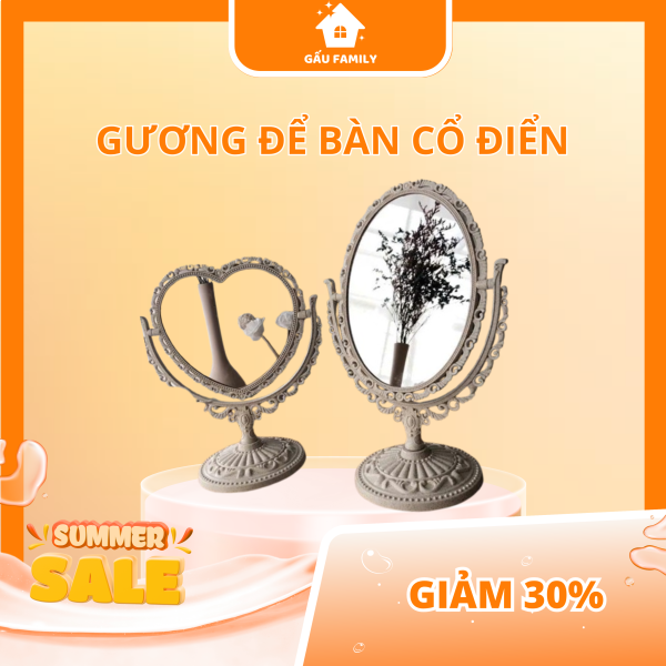 Gương Trang Điểm Công Chúa Để Bàn G36 - Hình ảnh 4
