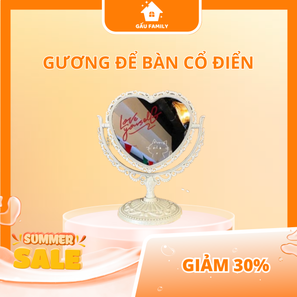 Gương Trang Điểm Công Chúa Để Bàn G36 - Hình ảnh 2