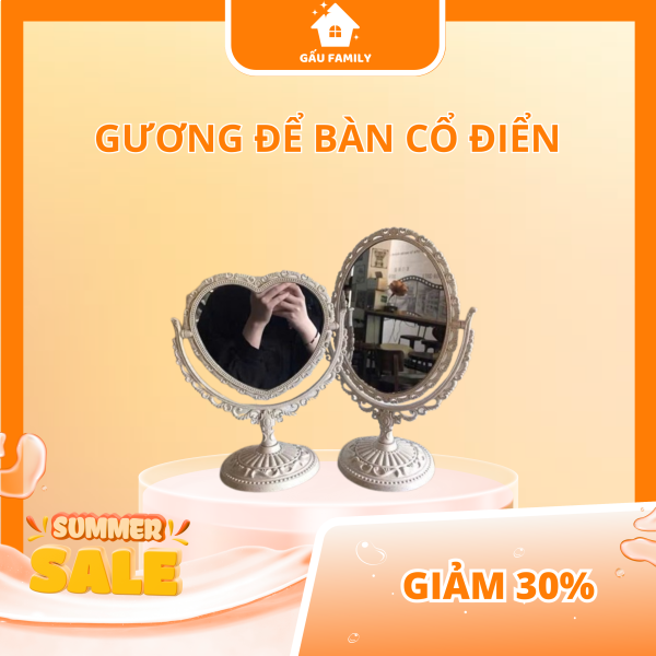 Gương Trang Điểm Công Chúa Để Bàn G36