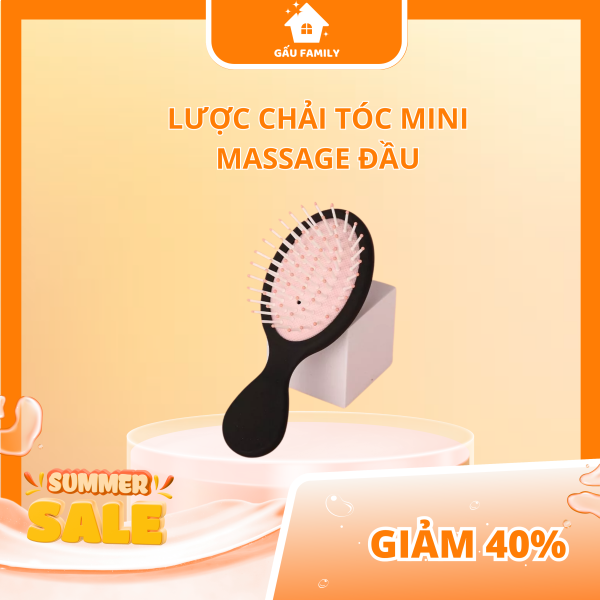 Lược chải tóc thiết kế dễ thương có thể massage da đầu độc đáo L8