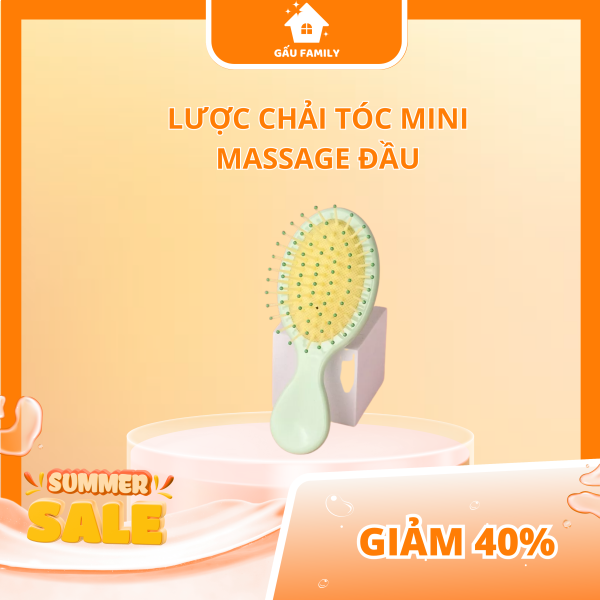 Lược chải tóc thiết kế dễ thương có thể massage da đầu độc đáo L8 - Hình ảnh 4