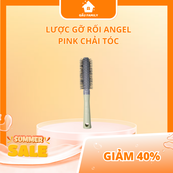 Lược chải tóc xoăn Angel Pink Chải Tóc L17