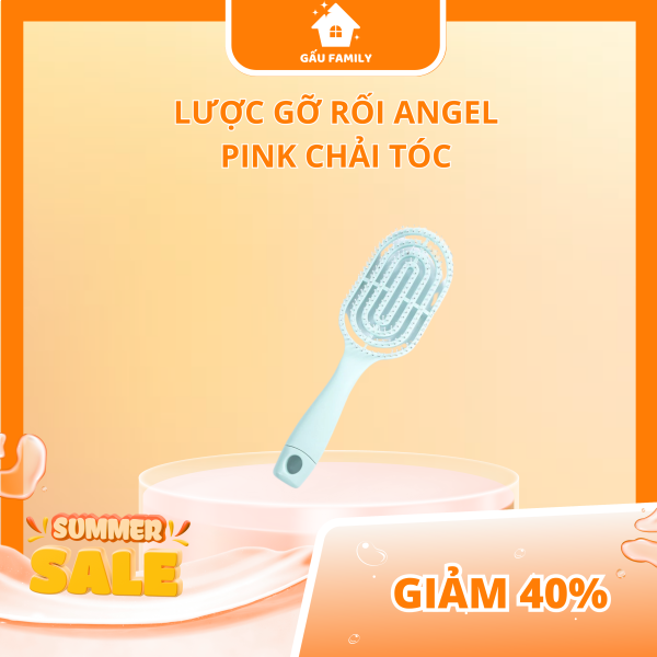 Lược gỡ rối tóc tạo kiểu tóc phồng, chải tóc massage da đầu L18