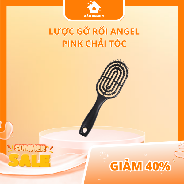 Lược gỡ rối tóc tạo kiểu tóc phồng, chải tóc massage da đầu L18 - Hình ảnh 2