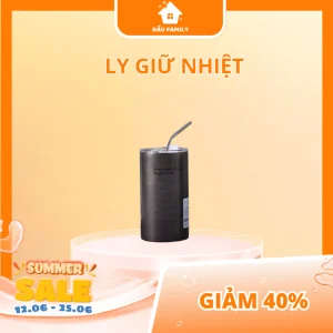 Cốc giữ nhiệt Gấu Family
